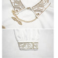 Load image into Gallery viewer, [Kyoto Series] ★China Style Shirt★ Tops Embroidered with Chain Men's White Men's Long Sleeve
