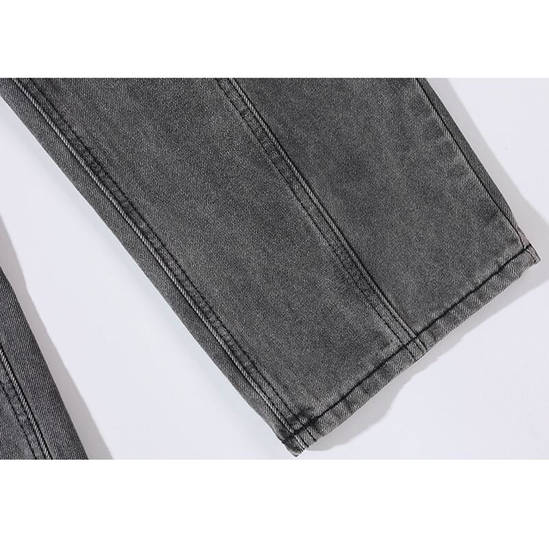 [BIGEMAN Series]★Denim pants★ 2color bottoms pants unisex men's large size blue black gray