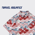 Load image into Gallery viewer, [TRAVEL ISSUANCE Series]★Shirt★ Hawaii Aloha Shirt Crane Unisex Men's Red Short Sleeve Shirt
