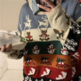 Load image into Gallery viewer, [HeyHenry Series]★Sweater★ 2color Christmas New Year Red Green Blue Deer Pattern Autumn/Winter Men's Couple Clothes Unisex
