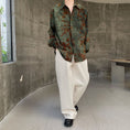 Load image into Gallery viewer, [Illustrated series]★China style shirt★ Tops Unisex Men's ML XL Green Green ML XL Retro
