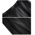 Load image into Gallery viewer, [Daiseiryusu Series]★Skirt★ PU Bottoms Long Length Plain High Waist Black Easy to match
