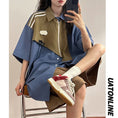 Load image into Gallery viewer, [UATONLINE Series]★Shirt★ 3color Tops Fake Layered Unisex Men's Blue Beige
