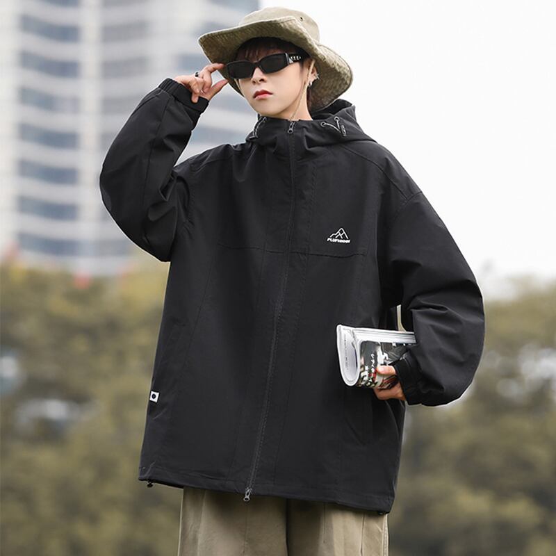 [GUYU Series]★Waterproof jacket★ 3color Rainy season Rainproof soup Water repellent effect Unisex Men's ML XL 2XL Fashion