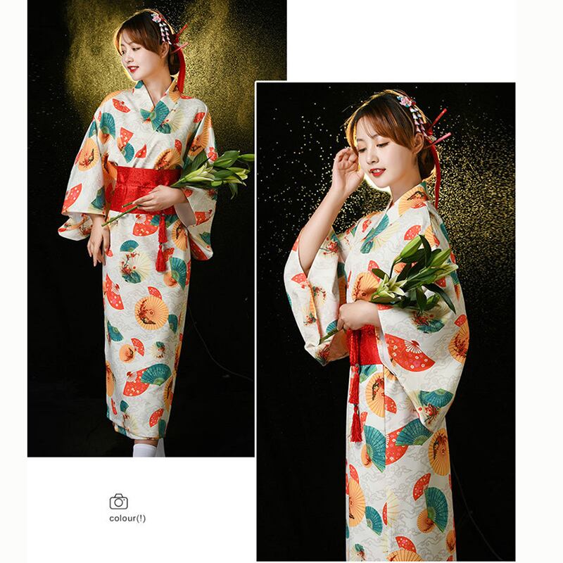 [Aoki Series]★Yukata★ 2 types Yukata Fireworks Festival Festival Women Japanese style Yukata only White Fan pattern