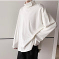 Load image into Gallery viewer, [Kouisha Series] ★Tops★ 2color Unisex Men's Simple Plain White Black White Black ML XL
