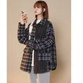 Load image into Gallery viewer, [CHAOMEICHEN series]★Jacket★ 3color outerwear stadium jacket unisex men's plaid color scheme
