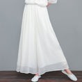 Load image into Gallery viewer, Ao dai 2-piece set, Chinese style dress, Ao dai dress, Chinese style clothes, Chinese clothes, improved Tang clothes, improved Han clothes, stand neck, 3/4 sleeves, long length, gaucho pants, large size, ML XL, 2XL, everyday wear
