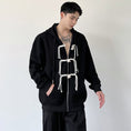 Load image into Gallery viewer, [Illustrated series] ★China style outerwear★ Parka unisex men's China button spring clothes black white
