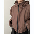 Load image into Gallery viewer, [Tenkawa Series] ★Outer★ 2color Jacket Short Length Simple Easy to Match Blue Coffee Color
