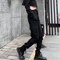 Load image into Gallery viewer, [MEITAO Series] ★Casual Pants★ Bottoms Black Autumn clothes Easy to match, slimming, stylish
