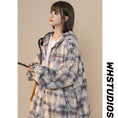 Load image into Gallery viewer, [Fujiiman Series] ★Jacket★ 3color Tops Outerwear Unisex Men's Large Size Plaid Pattern Loose
