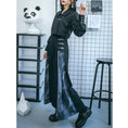 Load image into Gallery viewer, [Old Monster---Fox Shadow Series] ★China style pants★ Bottoms Trousers Wide pants Fox Fox Black Black SML XL
