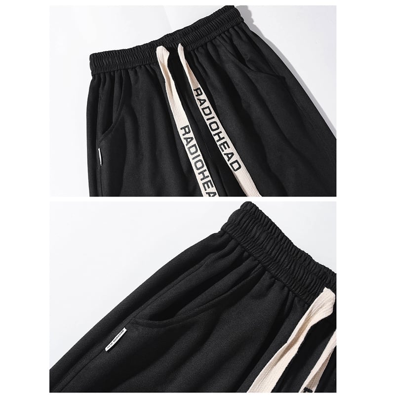 [BIGEMAN Series]★Casual Pants★ 2color Bottoms Pants Unisex Men's Large Size Black Beige