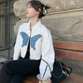 Load image into Gallery viewer, [MATTUCLB STUDIO Series]★Jacket★ 2color Outer Butterfly Mini Length Stylish Black White
