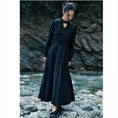 Load image into Gallery viewer, [Big Blue Dragon Series] ★China style dress★ Faux layered retro black black design
