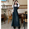 Load image into Gallery viewer, [KEKE series]★Hanging dress★Denim dress Spring clothes Ladies fashion Slimming SML
