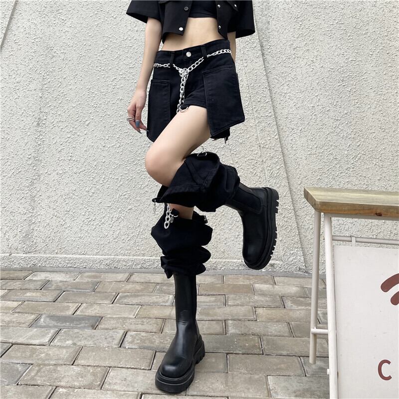 [Miyakoya Series] ★Casual Pants★ Bottoms Unique Fashion Retro Black Black SML XL