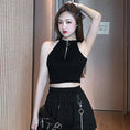 Load image into Gallery viewer, [DUOMIAOTU Series]★Camisole★ Tank Top Women's Black Black Fashion Slimming
