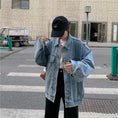 Load image into Gallery viewer, [Mikiko Series]★Denim Outer★ Jacket Coat Fashion Loose Easy to Match SML XL Blue Blue
