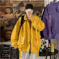 Load image into Gallery viewer, [Teiji series] ★Jacket★ 4color outerwear unisex men's black yellow white purple large size
