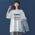 Load image into Gallery viewer, [SENSU Series] ★Short sleeve T-shirt★ Large size M~6L 2color Tops Unisex Men's Alphabet Harajuku style
