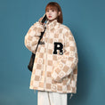 Load image into Gallery viewer, [Suikoishi Series] ★Winter Coat★ Cotton Coat Outerwear 3color Unisex Men's Checkered Pattern Loose
