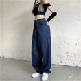 Load image into Gallery viewer, [Miyakoya Series]★Denim Pants★ Trousers Bottoms Dragon, Golden Dragon, Silver Dragon Embroidered Gaucho Pants Gaucho
