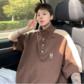 Load image into Gallery viewer, [SENSU Series] ★Tops★ 2color Unisex Men's Summer Clothes Easy to Match Retro Women Coffee Color Gray
