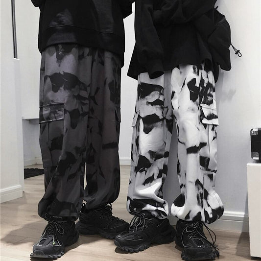 [INstudios Series]★Pants★ 2color Casual Pants Unisex Fashion White Dark Gray