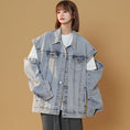 Load image into Gallery viewer, [LIUQU Series]★Jacket★ 2color outer denim jacket Unisex Men's Sleeves are removable
