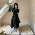 Load image into Gallery viewer, [TAOSHANG series] ★China style dress★ Large size black black date commuting slimming everyday wear
