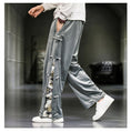 Load image into Gallery viewer, [PINZHI Series]★China style trousers★ 2color black or gray brushed lining casual pants crane thick warm
