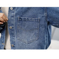 Load image into Gallery viewer, [ZHUANGYOU series] ★Winter coat★ Outer 2color denim jacket ladies blue blue black black
