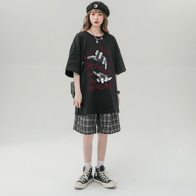 【SENSUシリーズ】★Tシャツ★ 4color トップス 男女兼用 メンズ 夏服 半袖Tシャツ ブラック ベージュ ホワイト レッド