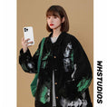 Load image into Gallery viewer, [Fujiiman Series] ★Jacket★ 2color outer denim unisex graffiti unique couple clothes retro oversize
