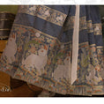 Load image into Gallery viewer, [Shimizu Kei Series] ★Long Skirt★ Limited Quantity Chinese Clothing Pleated Skirt Hanfu Wrap Skirt Rabbit Yoshigumo Black Green Blue
