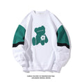 Load image into Gallery viewer, [BIGEMAN Series] ★Tops★ 2color Unisex Men's Bear Spring Clothes Large Size Black White
