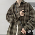 Load image into Gallery viewer, [Dannysdream Series]★Shirt★ 2color Tops Outerwear Unisex Men's Plaid Pattern ML XL 2XL
