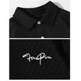 Load image into Gallery viewer, [BIGEMAN Series]★Shirt★ Tops 2color Unisex Men's POLO neck Black White Large size
