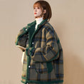 Load image into Gallery viewer, [Suikoishi Series] ★Winter Coat★ Outerwear 2color Unisex Men's Plaid Pattern No Hat Winter Jacket
