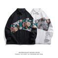 Load image into Gallery viewer, [Satoru Series]★China style shirt★ 2color black or white long sleeve embroidery floral pattern unisex large size
