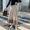 Load image into Gallery viewer, [Kaederin Series] ★Knit Skirt★ 3color Bottoms Slimming Elastic Waist Stylish Black Gray Light Brown
