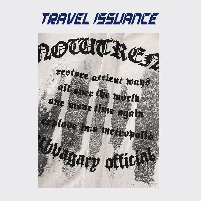 [TRAVEL ISSUANCE Series]★Shirt★ 2color Tops Long Sleeve Shirt Unisex Men's Black Apricot Casual