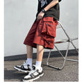 Load image into Gallery viewer, [PV Series] ★Shorts★ 2color Bottoms Casual Shorts Unisex Men's Black Red Easy to match
