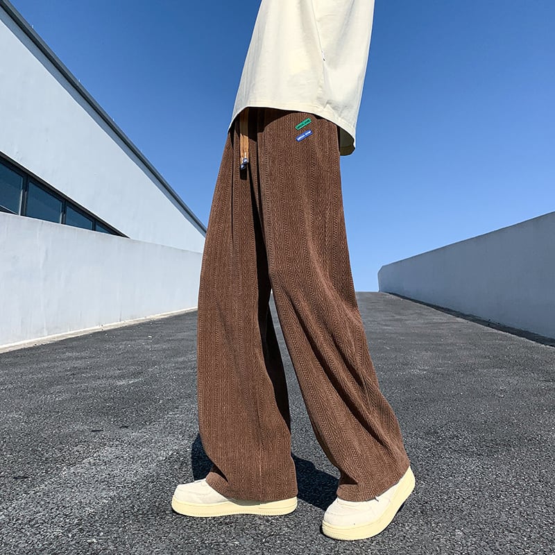 [Tiaota Series]★Casual Pants★ 3color Bottoms Trousers Men's Black Brown Gray