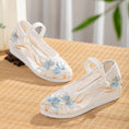 Load image into Gallery viewer, [BULUOYI series]★Embroidered shoes★ 2color Heel 3cm Heel 6cm Size 34-40 Shoes Chinese style shoes Summer Thin Retro Cool
