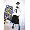 Load image into Gallery viewer, [Kokaisha---Yayo Overture Series] ★China style skirt★ Spring clothes Autumn clothes Bottoms Slit Black Black Street Black Black
