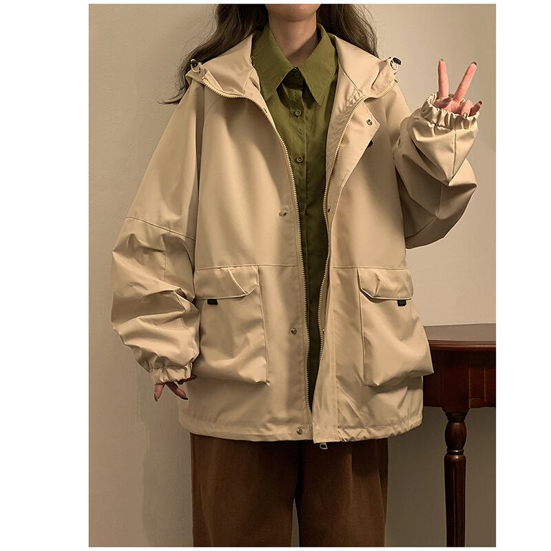 [SENSU Series] ★Jacket★ 2color outerwear unisex men's beige black casual