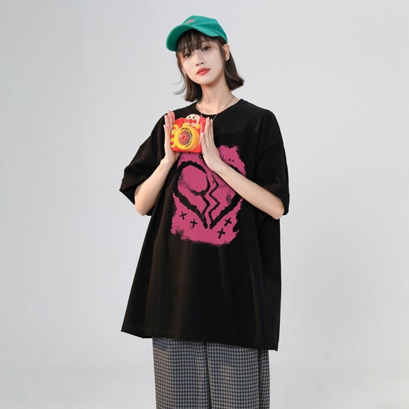 【SENSUシリーズ】★半袖Tシャツ★ 大きいサイズ M~6L 2color トップス 男女兼用 メンズ ハット 個性的